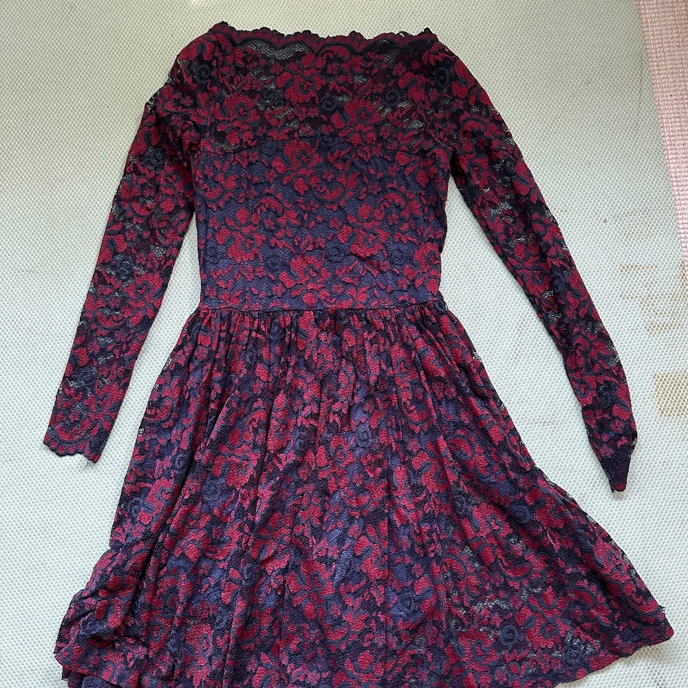 Lace minidress by Ganni